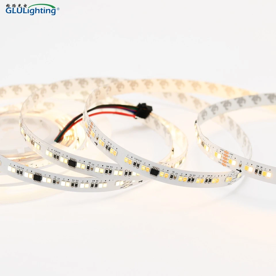 24V High CRI CCT DMX LED Strip 160leds/m high quality