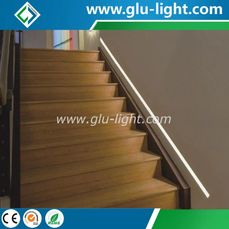 China manufacturer Stair mounted 6063  LED Aluminium Profile for stair