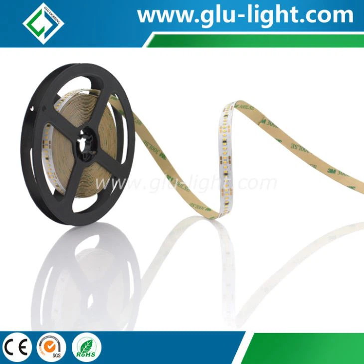 China led manufacturer 6mm thin high density 240 led/m Ra95 2216 led strip 